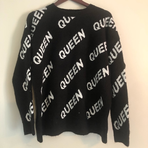 Queen Sweater Forever 21 Size L - Picture 2 of 6